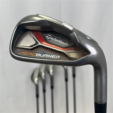 TaylorMade AeroBurner 5-PW Reax 88 Stiff Steel Irons Gents RH