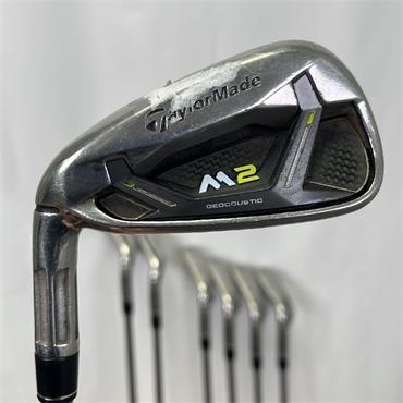 TaylorMade M2 5-AW Reax 88 Regular Steel Irons Gents LH