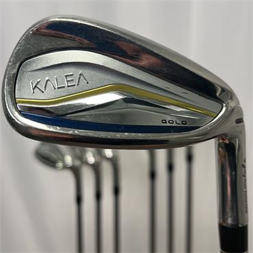 TaylorMade Kalea Gold 6-AW+SW Graphite Irons Ladies RH