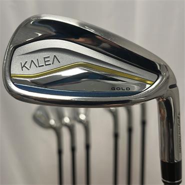 TaylorMade Kalea Gold 6-AW+SW KBS Graphite Irons Ladies RH