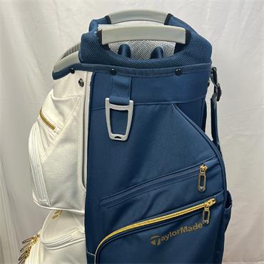 TaylorMade EX DEMO Kalea Gold Cart Bag Navy/White