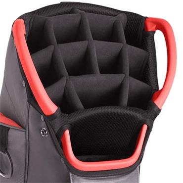 Titleist 14 Cart  Bag  Graphite - Island - Red -Black