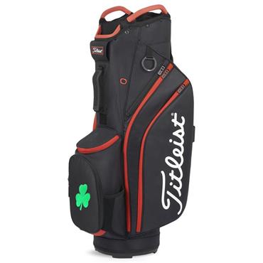 Titleist 14 Cart Bag  Black - Black - Red