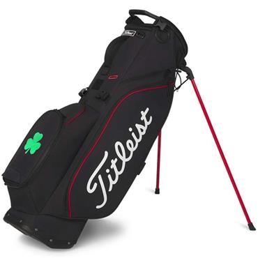 Titleist Players S4 Shamrock Stand Bag  Black Red Graphite
