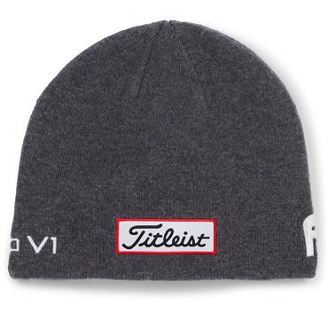 Titleist Tour Merino Beanie  Charcoal - White