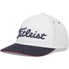 Titleist Nautical Links Players Seersucker Cap White - Navy