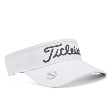 Titleist Players Ball Marker Visor  White - Charcoal