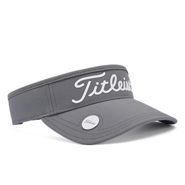 Titleist Players Ball Marker Visor  Charcoal - White