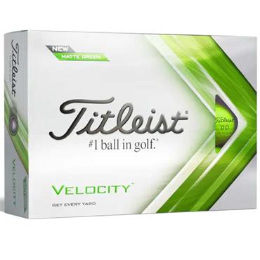 Titleist Velocity Golf Balls dozen  Matte Green