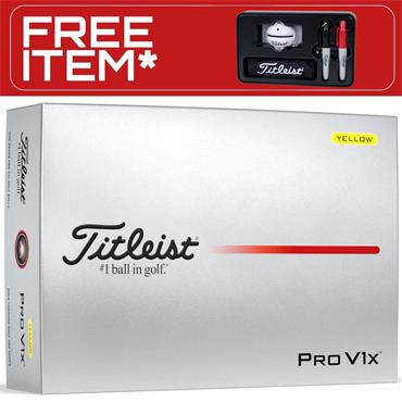 Titleist Pro V1x Golf Balls Dozen Yellow
