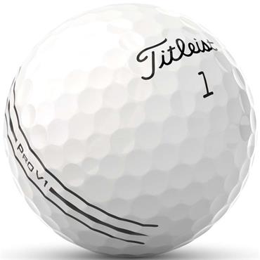 Titleist Pro V1 AIM Enhanced Golf Balls Dozen White