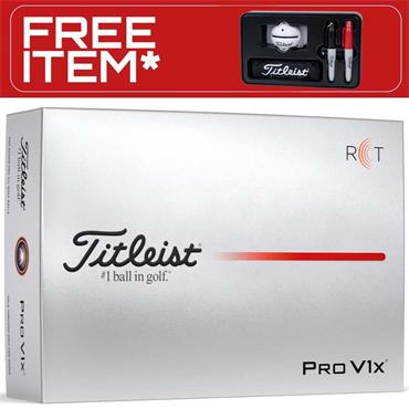 Titleist Pro V1x RCT Golf Balls Dozen White