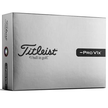 Titleist Pro V1x Left Dash Golf Balls Dozen White