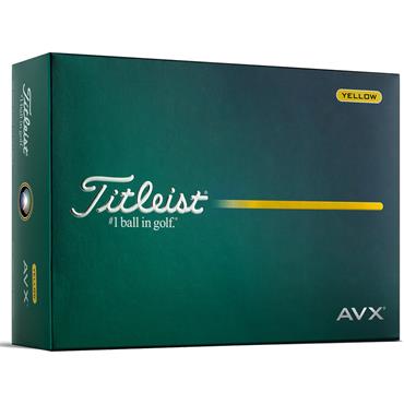 Titleist  AVX High Optic Golf Balls Dozen Yellow