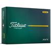 Titleist  AVX High Optic Golf Balls Dozen Yellow