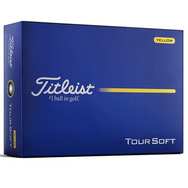 Titleist  Tour Soft Golf Balls Dozen Yellow