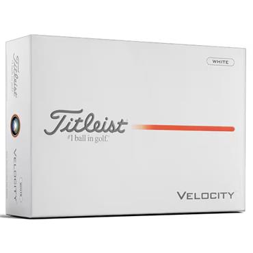 Titleist  Velocity Golf Balls Dozen White