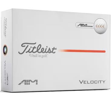 Titleist Velocity AIM Golf Balls Dozen White