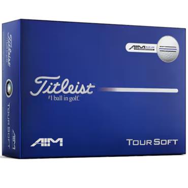 Titleist Tour Soft AIM Golf Balls Dozen Blue