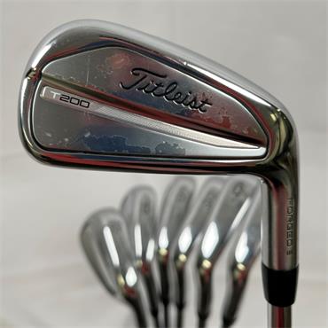Titleist T200 3G 5-GW AMT Black Steel Stiff Irons Gents RH
