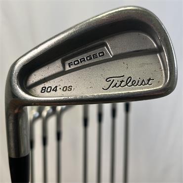 Titleist 804 OS Forged 3-PW Stiff Steel Irons Gents LH