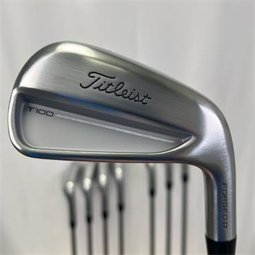 Titleist T100 4G 4-GW 880AMC Stiff Steel Irons Gents RH