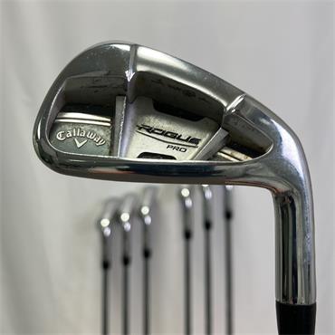 Callaway Rogue Pro 4-PW +1" Stiff Steel Irons Gents RH