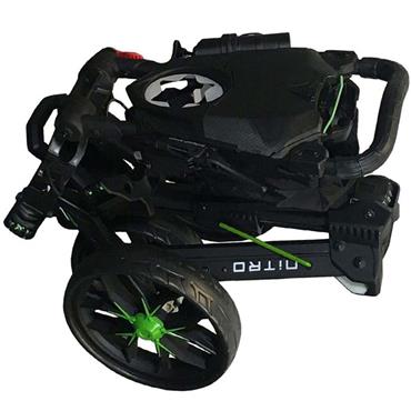 BagBoy Nitron Push  Trolley  Grey - Lime
