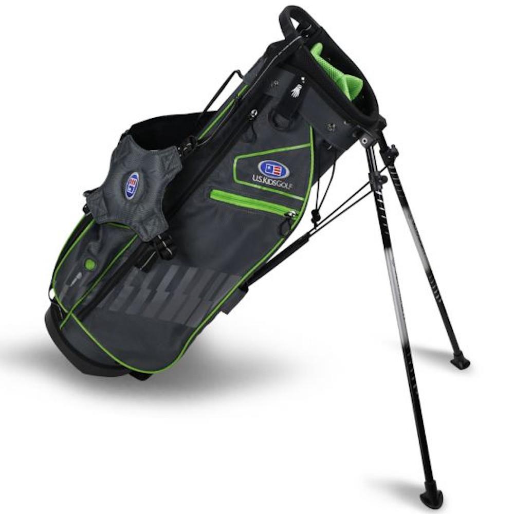 U.S. Kids Junior 57" Stand Bag Grey Green Golf Store