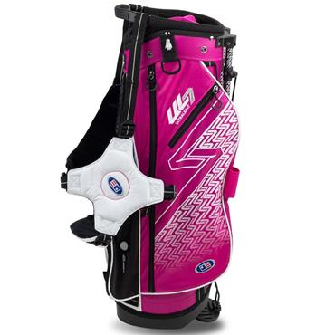 U.S. Kids 51" Stand Bag  Pink - White - Black