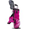 U.S. Kids Junior Age 4+ (39") 3 Club Carry Set Right Hand Pink