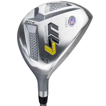 U.S. Kids Junior Age 5+ (42") 4 Club Stand Set Right Hand Black - Yellow