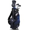 U.S. Kids Junior Age 6+ (45") 4 Club Stand Set Left Hand Blue - Black