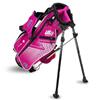U.S. Kids Junior Age 6+ (45") 4 Club Stand Set Right Hand Pink - White
