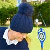 Surprizeshop Waterproof Bobble hat  Navy