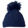 Surprizeshop Waterproof Bobble Hat  Navy