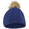 Surprizeshop Waterproof Bobble Hat  Navy Fleck
