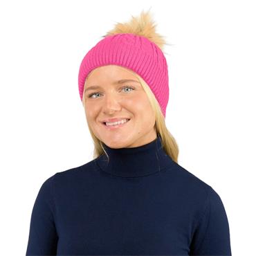 Surprizeshop Waterproof Bobble hat  Hot Pink