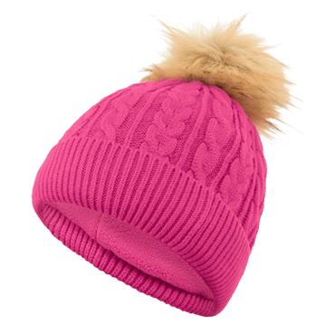 Surprizeshop Waterproof Bobble hat  Hot Pink