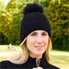 Surprizeshop Waterproof Bobble hat  Black