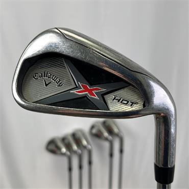 Callaway X Hot 5-PW XP85 Regular Steel Irons Gents RH