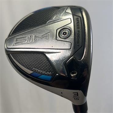 TaylorMade SIM Ti #3 Tour Black 75 XStiff Fairway Gents RH