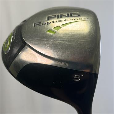 Ping Rapture 9.0 Aldila VS65 Stiff Driver Gents RH