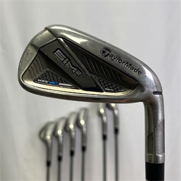 TaylorMade Sim 2 Max 5-SW KBS Regular Steel Irons Gents RH