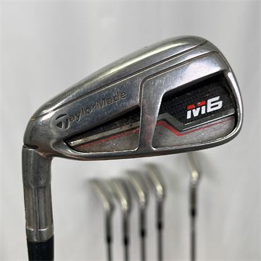 TaylorMade M6 6-AW KBS Max Regular Steel Irons Gents LH