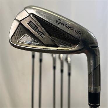 TaylorMade Sim 2 Max 5-PW KBS Stiff Steel Irons Gents RH