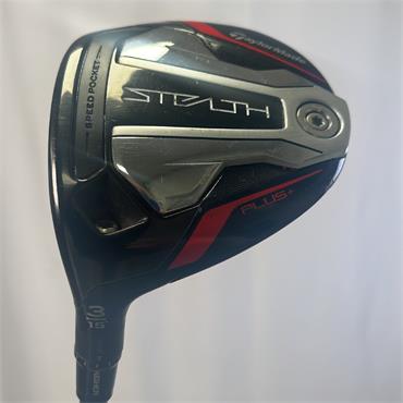 TaylorMade Stealth Plus #3 HZRDUS Regular fairway Gents LH