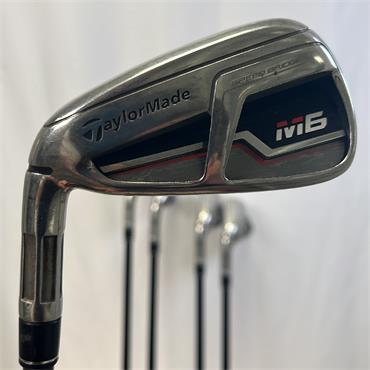 TaylorMade M6 5-9 +0.5" Atmos Graphite Regular Irons Gents LH