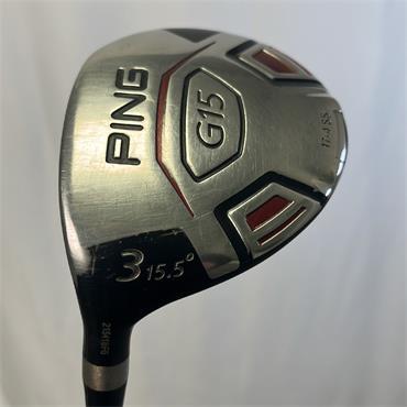 Ping G15 #3 Serrano 75 Stiff Fairway Gents LH