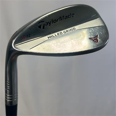 TaylorMade Milled Grind 56.12SB +0.5" Steel Wedge Gents LH